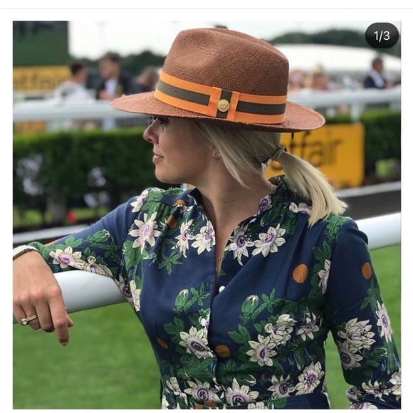 Palava Cynthia Passionflower UK18/US14 midi dress floral BNWT navy - Picture 7 of 8